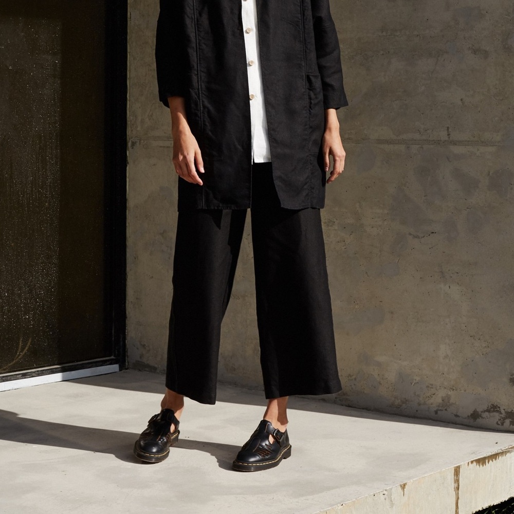 Linenfox Heavy Linen Ocean Trousers in S